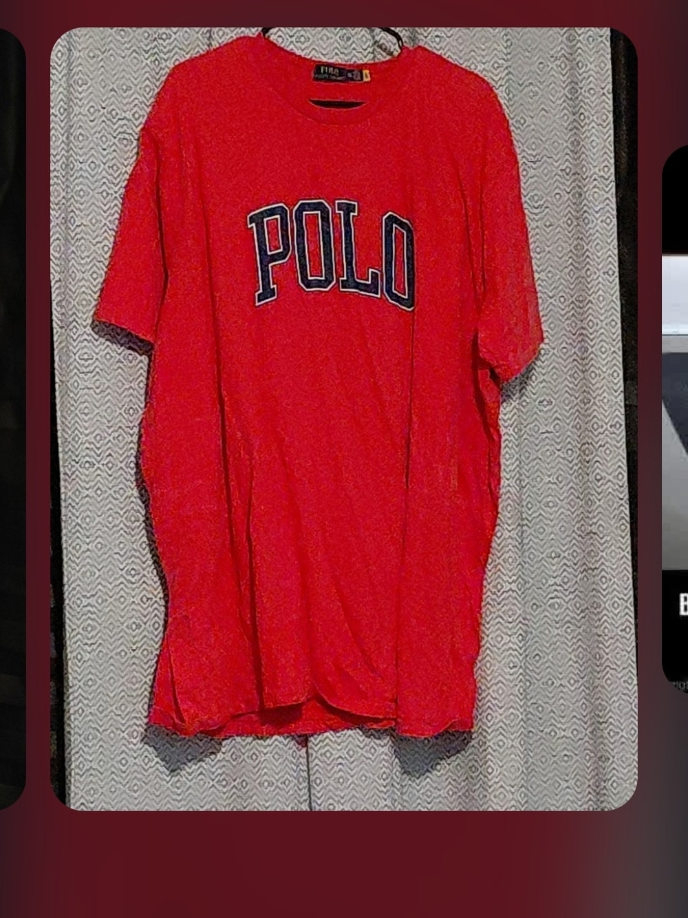 Polo by Ralph Lauren Red Graphic Logo Tee